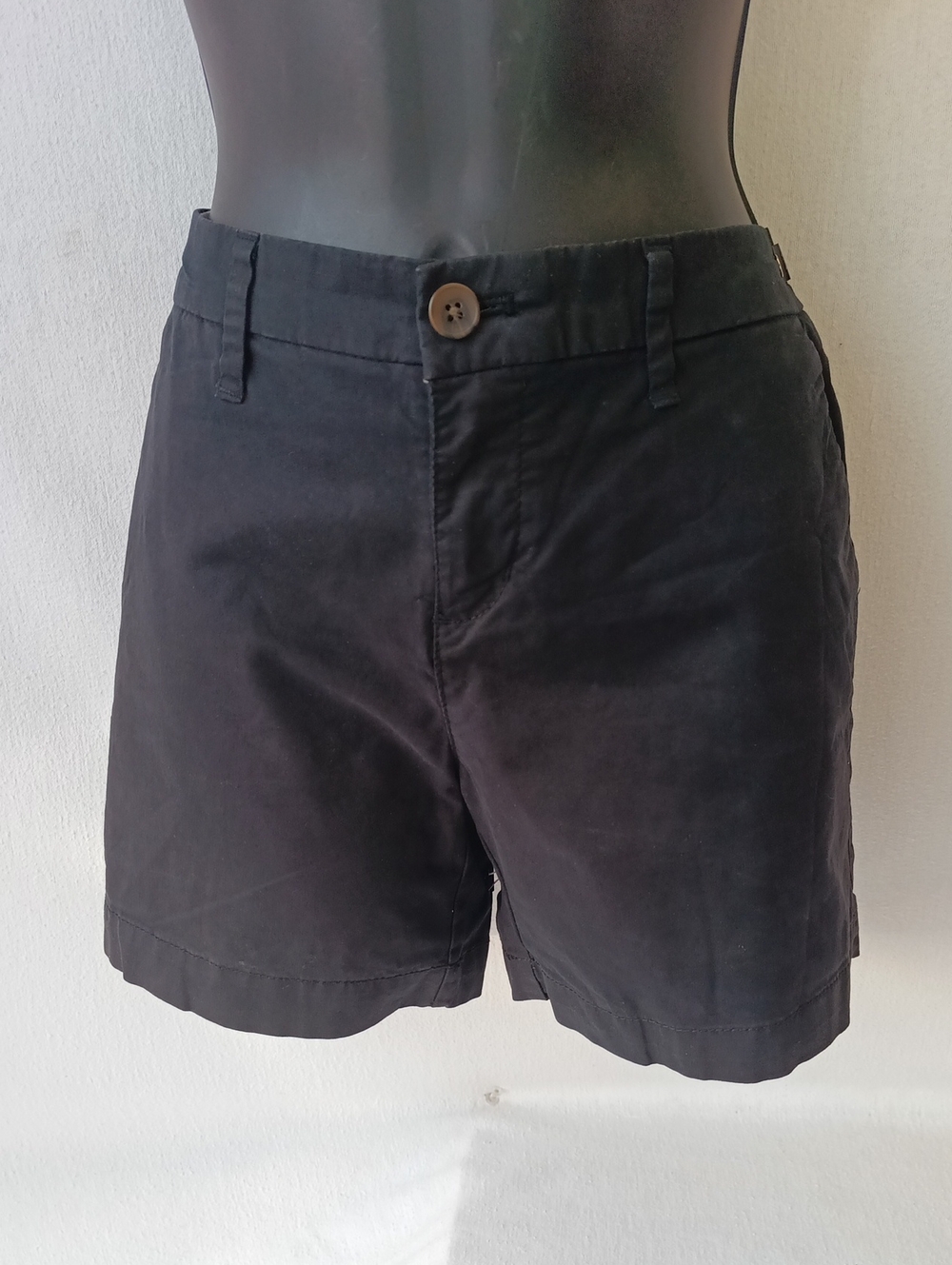 Womens Black Shorts with Subtle Side Graphics